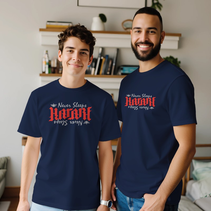 Harare Never Sleeps Ambigram Premium Short Sleeve T-Shirt