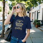 Kadoma Premium Vintage Design Short Sleeve T-Shirt-Gold Label