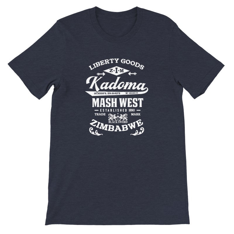 Kadoma Zimbabwe Premium Vintage Design Short Sleeve T-Shirt - White Label
