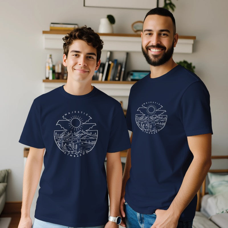 Zimbabwe Mountain Wilderness Premium Short Sleeve T‑Shirt
