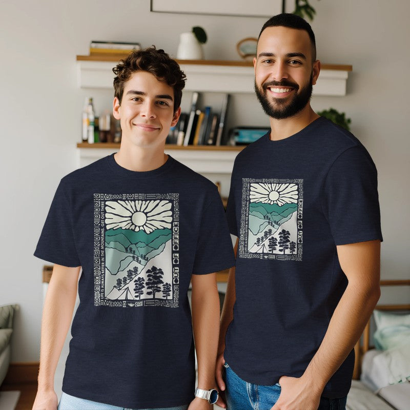Mountain Adventure Short Premium Sleeve T‑Shirt