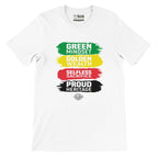 Zimbabwe Flag Colours Heritage Premiun Graphic Short Sleeve T‑Shirt