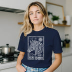 Zebra Premium Ethnic Short Sleeve T‑Shirt – African Safari Wildlife Series