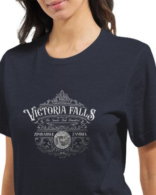 Victoria Falls Zimbabwe Zambia Short Sleeve T-Shirt – Vintage Tattoo Label